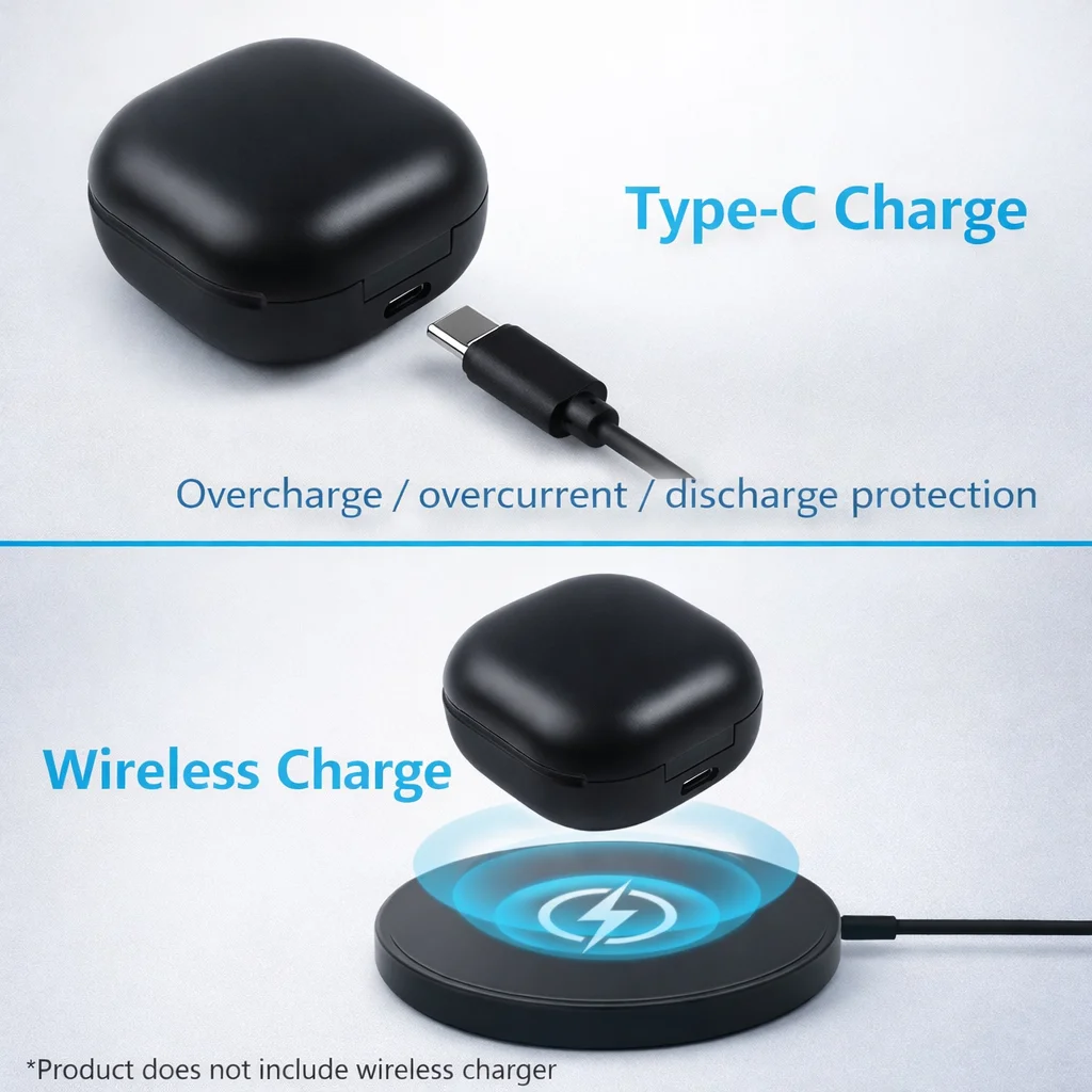 Replacement Charging Case For Galaxy Buds2 Pro R510,Wireless & Type-C Charging,700mAh Battery,Only Charging Case image 3