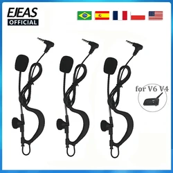 EJEAS-Conector de 3,5mm para FBIM V6C V4C, accesorio de intercomunicación bidireccional, dúplex completo, árbitro de fútbol, entrenador, Judger, árbitro, auriculares