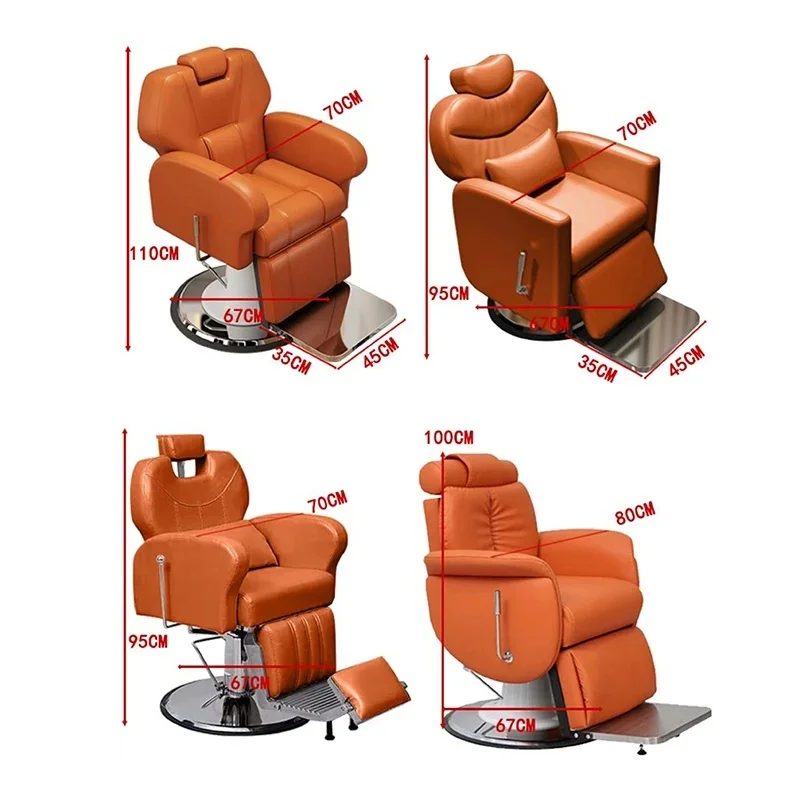 Modern Luxury Barber Chair Adjustable Height Universal Styling Chair for Salon Spa Professional Hairdressing Equipment