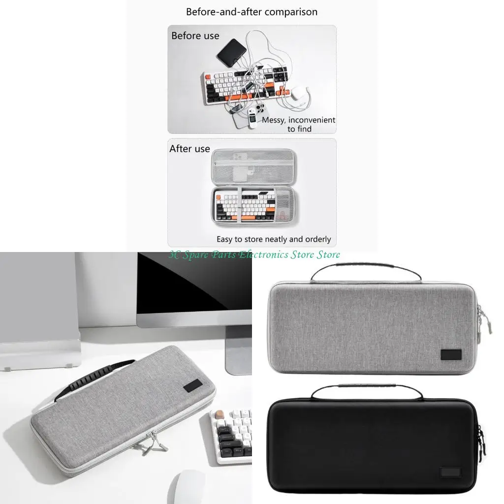 

SZ Protective EVA Caring Case For 87 98 Key Mechanical Gaming Keyboard Bag