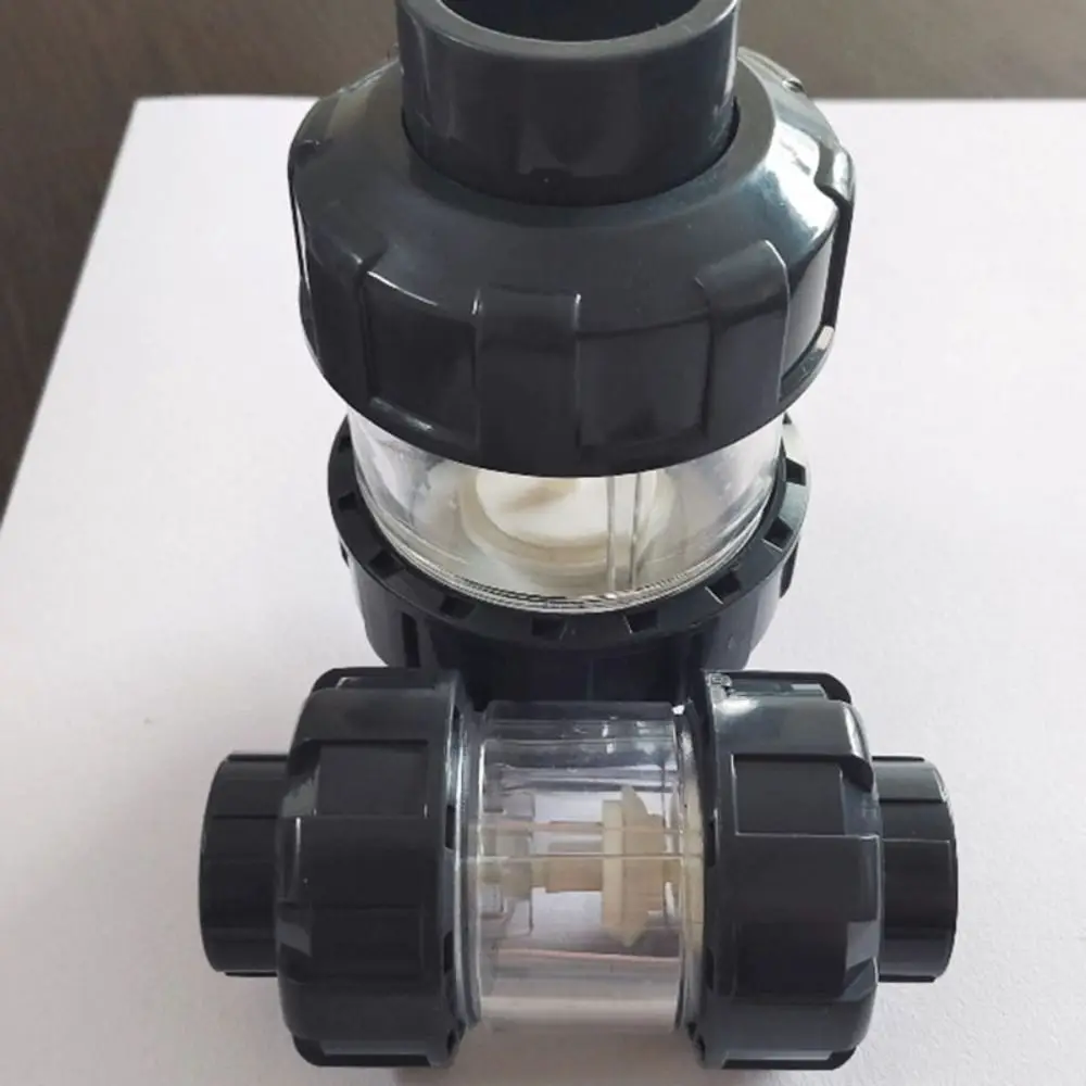 UPVC Aquarium Check Valves Non Return Anti-siphon Fish Tank Lifting Check Valve Transparent 20/25/32mm