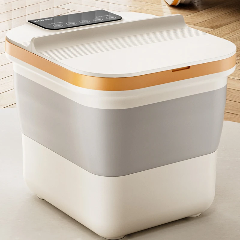 Folding Foot Bath Tub Automatic Heating Foot Soaking Basin Home Use Constant Temperature Electric Massage Tub Ideal Gift