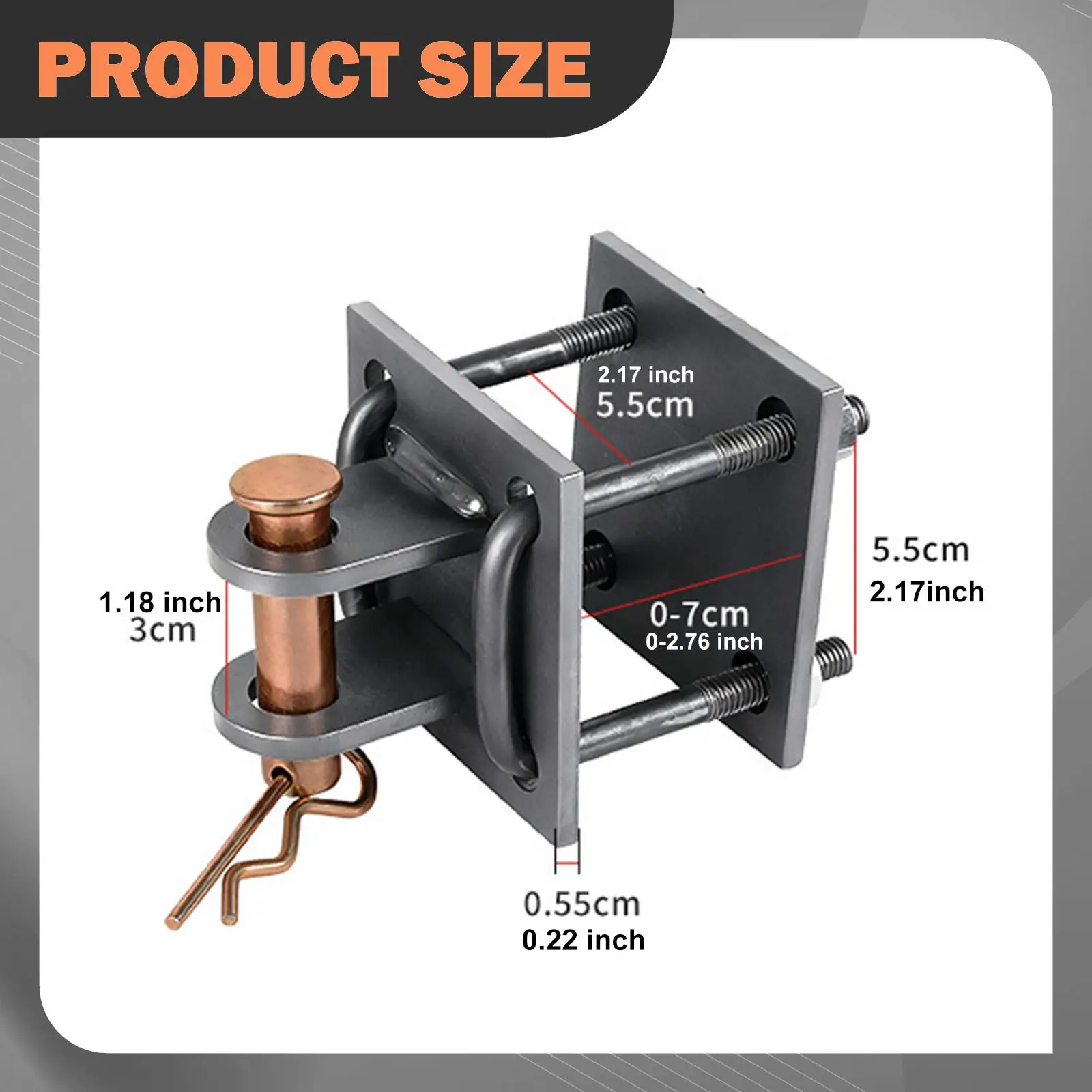 Trailer Tow Hook Towing Hook Compact Convenient Easy to Use Universal Versatile Lightweight Replacement Towing Accessory