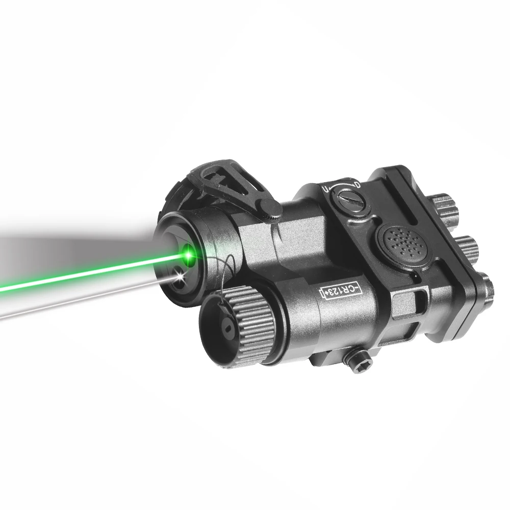 2024 NEW Laserspeed M6TR Aluminum Compact Coaxial Laser Mechanism Green+IR Aiming Laser+IR Illuminator With Crane Port