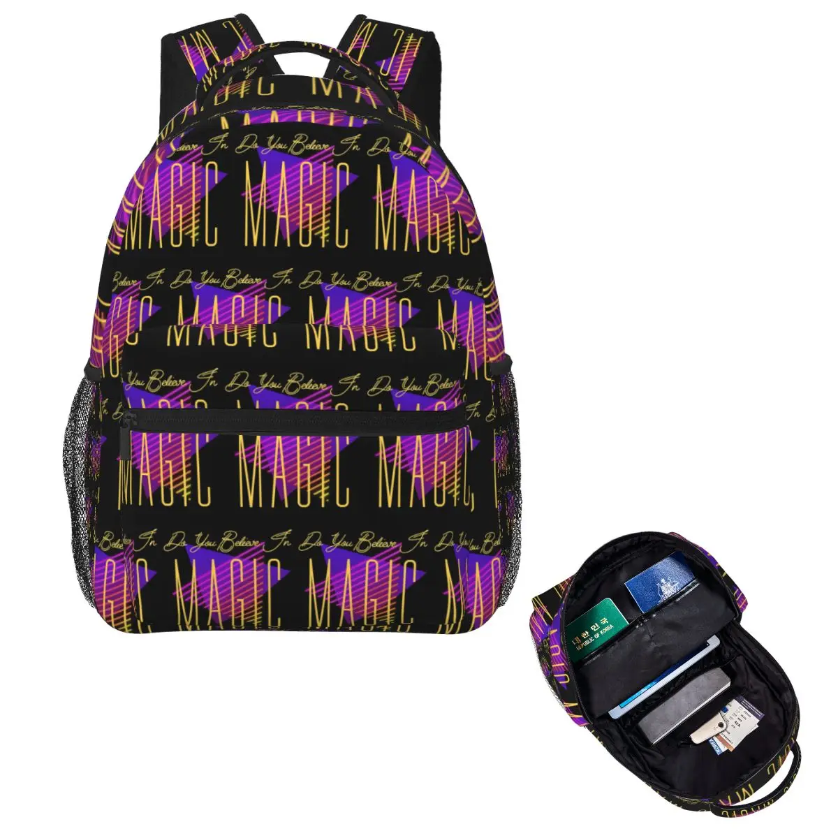 

Do You Believe In Magic Student Backpack School Bag Hiking Travel Daypack for Men Women Fashion Bookbag Shoulder Bags