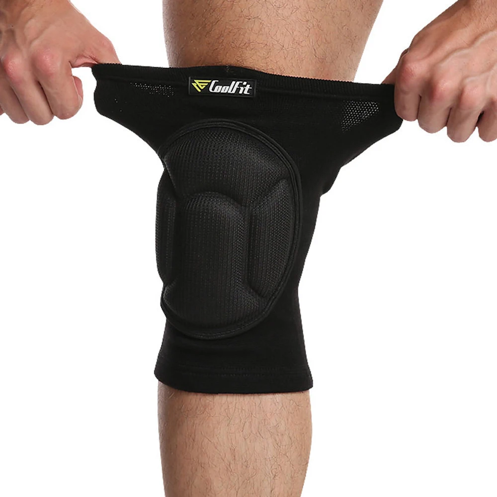 1Pair Knee Pads Comfortable Non-Slip, Thick Extra Foam Cushion for Scrubbing Floors, Gardening, Yoga, Soft Inner Liner