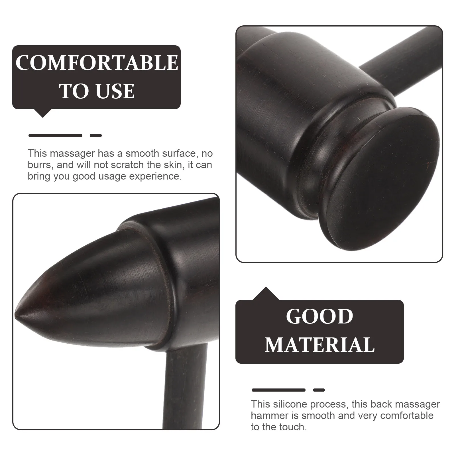 

Деревянный массажный молоток, ручной молоток для тела, портативный массажер для спины, инструмент для расслабления мышц, многофункциональная массажная палочка для мышц