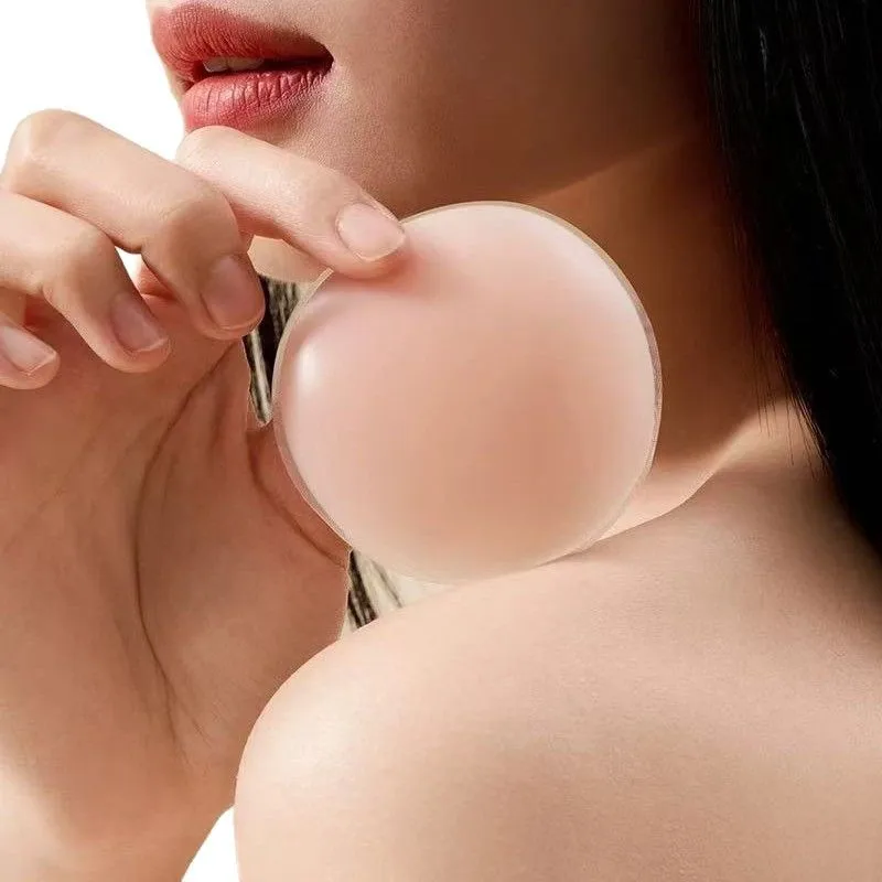Cubierta de silicona para pezones para mujer, adhesivo para la piel del sujetador, pegatinas reutilizables para el pecho, soporte instantáneo para levantamiento de senos, productos sexuales para coquetear, juguete