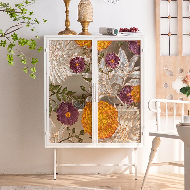 خزائن غرفة المعيشة الخشبية الفاخرة الرف التخزين المنظم عرض خزائن غرفة المعيشة أدراج الحرفية Cajonera أثاث المنزل #4