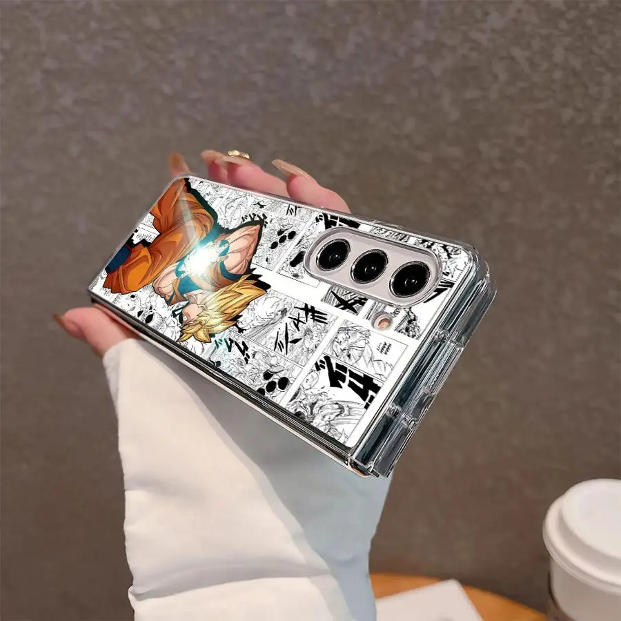 حافظة لهاتف سامسونج جالاكسي ZFold3 Z Fold 7 6 5 4 3 ZFold7 ZFold6 ZFold4 ZFold5 غطاء هاتف ناعم شفاف