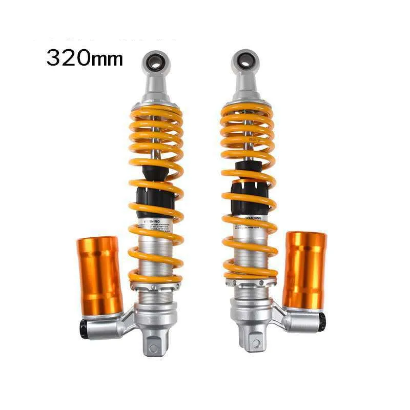

STLFMotorcycle Electric Bike Rear Shock Absorber 320 340 360mm Damping Adjustable Inverted Fork Head Absorbers
