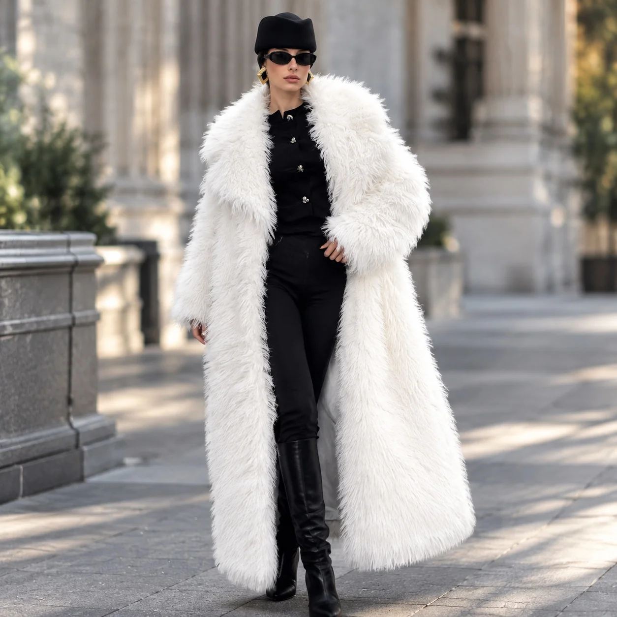 No Hood Hooded Coat Urban Street with Long Sleeve Fresh Sweet Style Regular Sleeve Fresh Sweet Spring Long Length Women Jacket