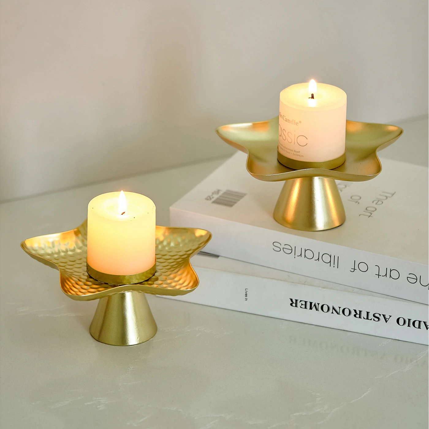 Nordic Star Candle Tray Holder 2