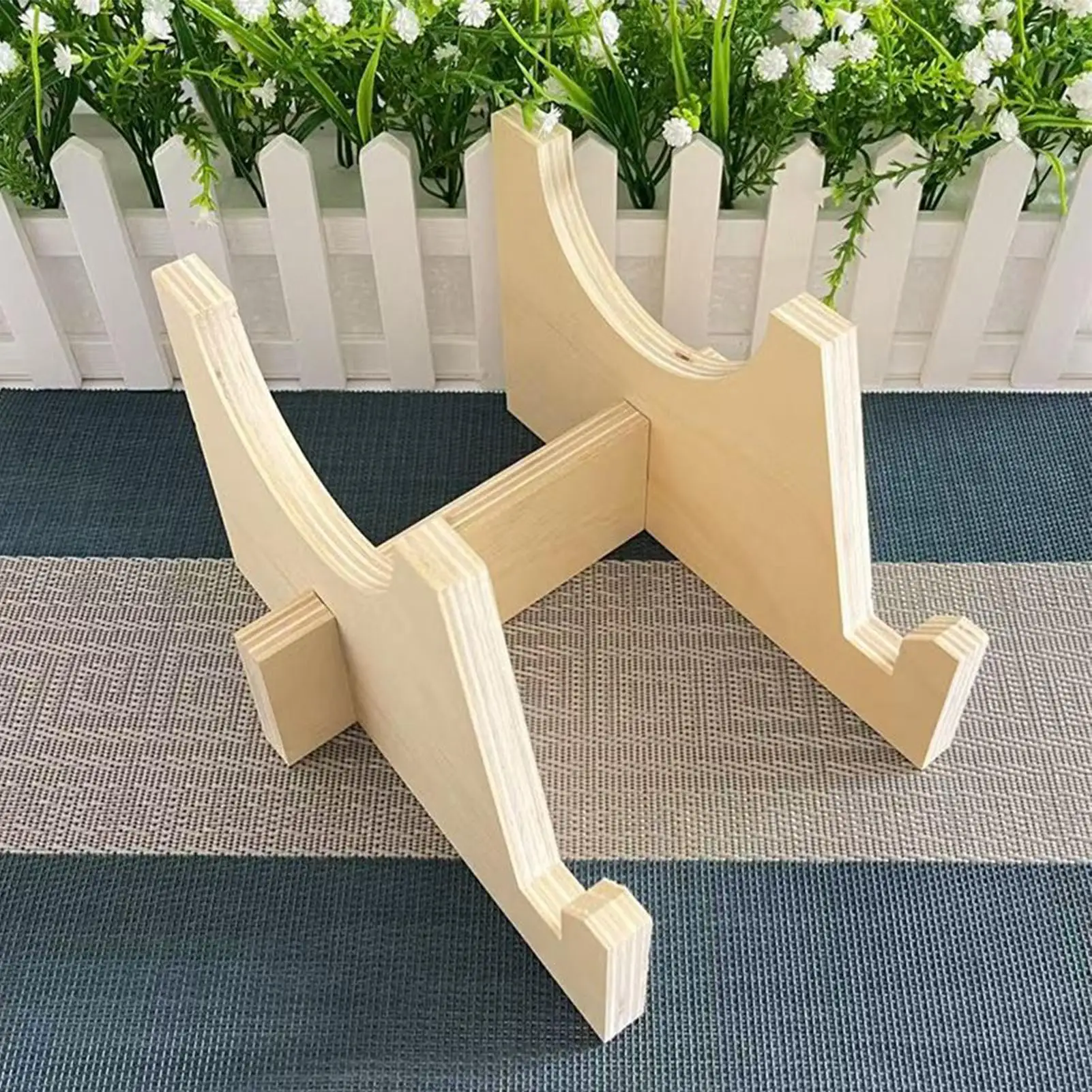 Balanceboard-Aufbewahrungsregal Roller-Balanceboard Bogenförmige Basis Holz-Übungs-Balanceboard-Halterung für Trainingsgeräte-Ständer