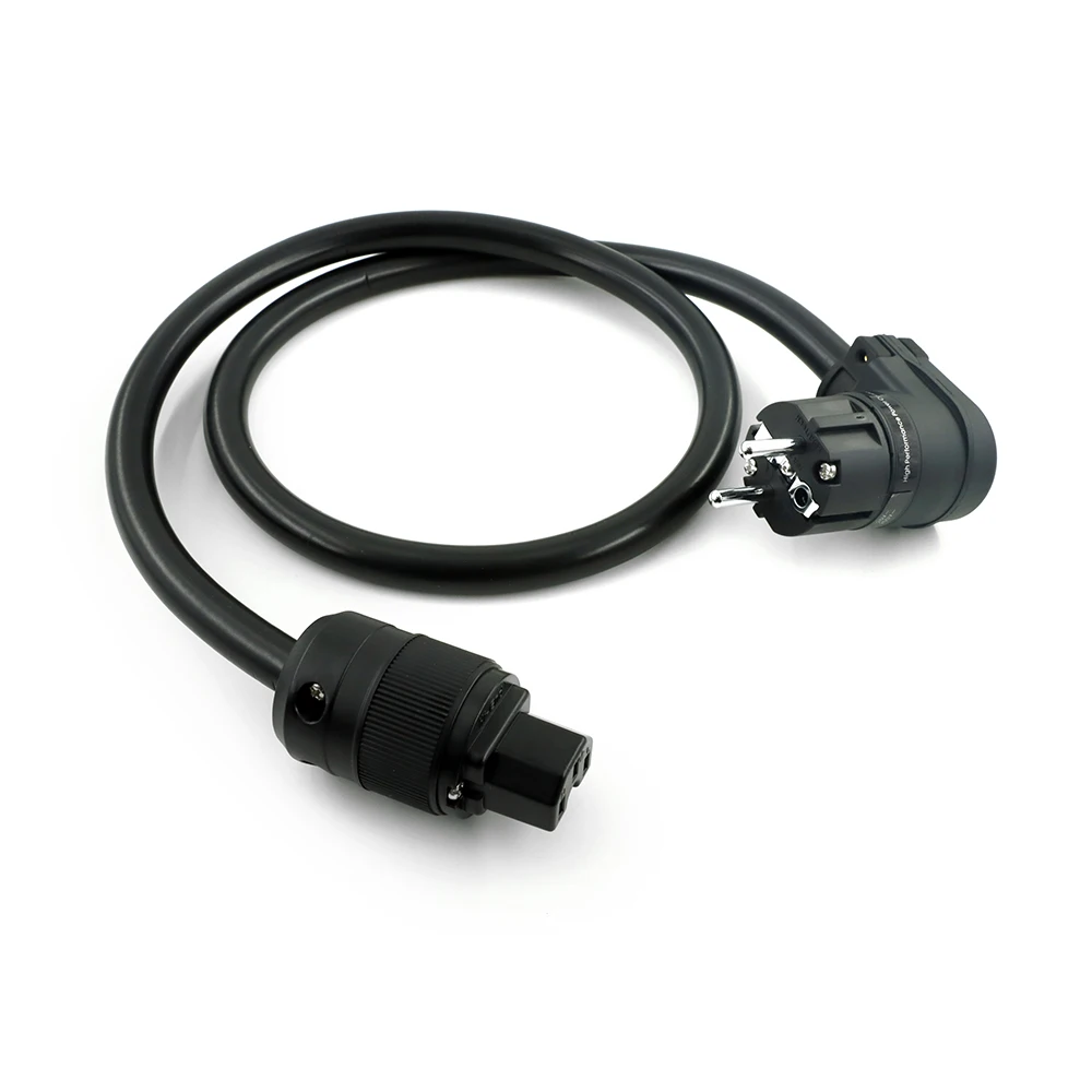 참조 등급 FP-314Ag AC 전원 코드 - OCC 은 코팅 도체, 증폭기/DAC용 Schuko EU 플러그 ​