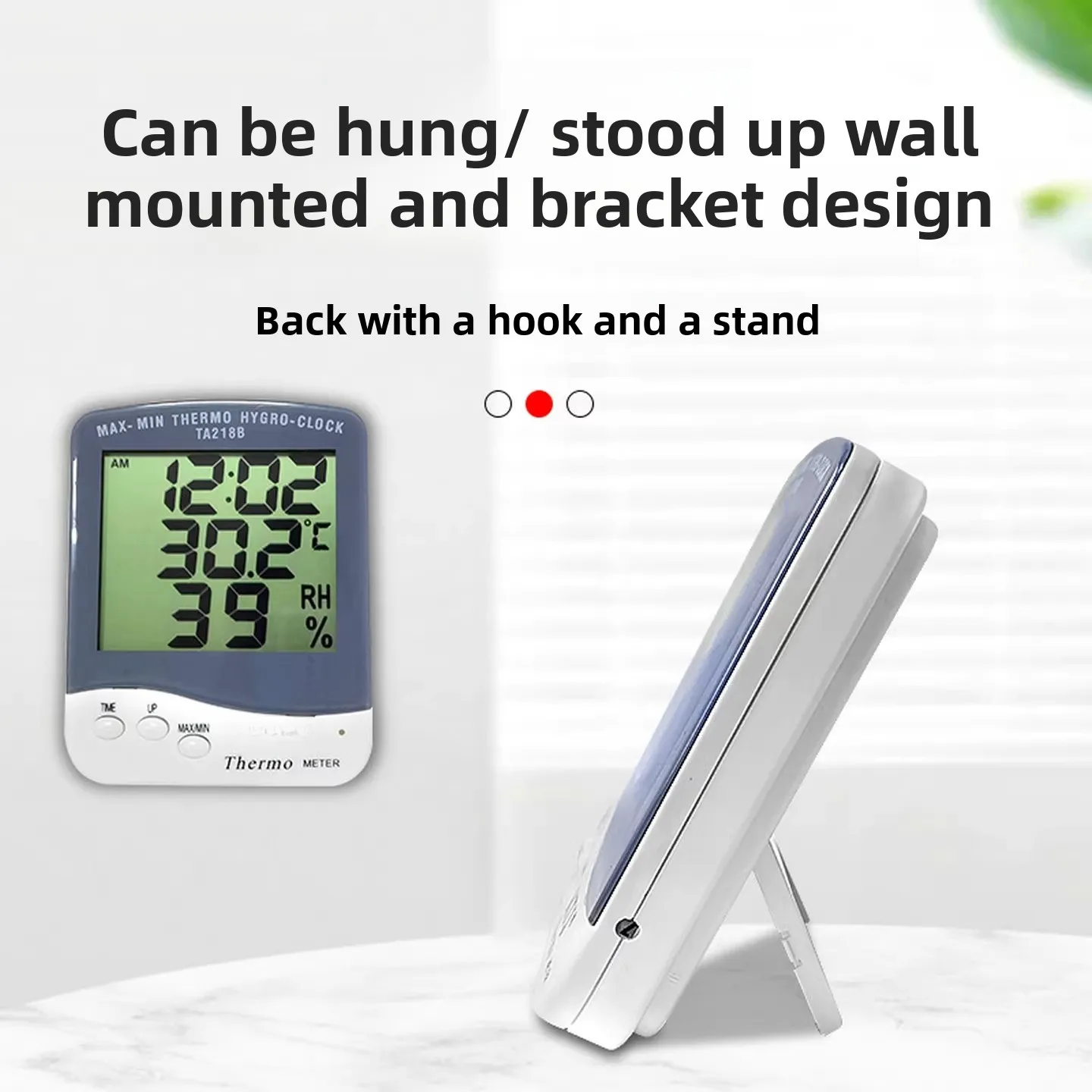 Home Thermo‑Hygrometer TA218 – External Sensor for Temp & Humidity Monitoring