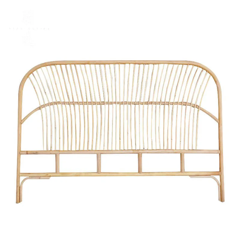 ins square rattan headboard B & B model room background floor decoration Indonesian rattan bed backrest
