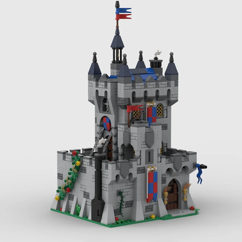 1467pcs MOC Castle Impenetrable Dungeon Model Christmas Gift Collectible Shelf Accent And Creative Home Decor