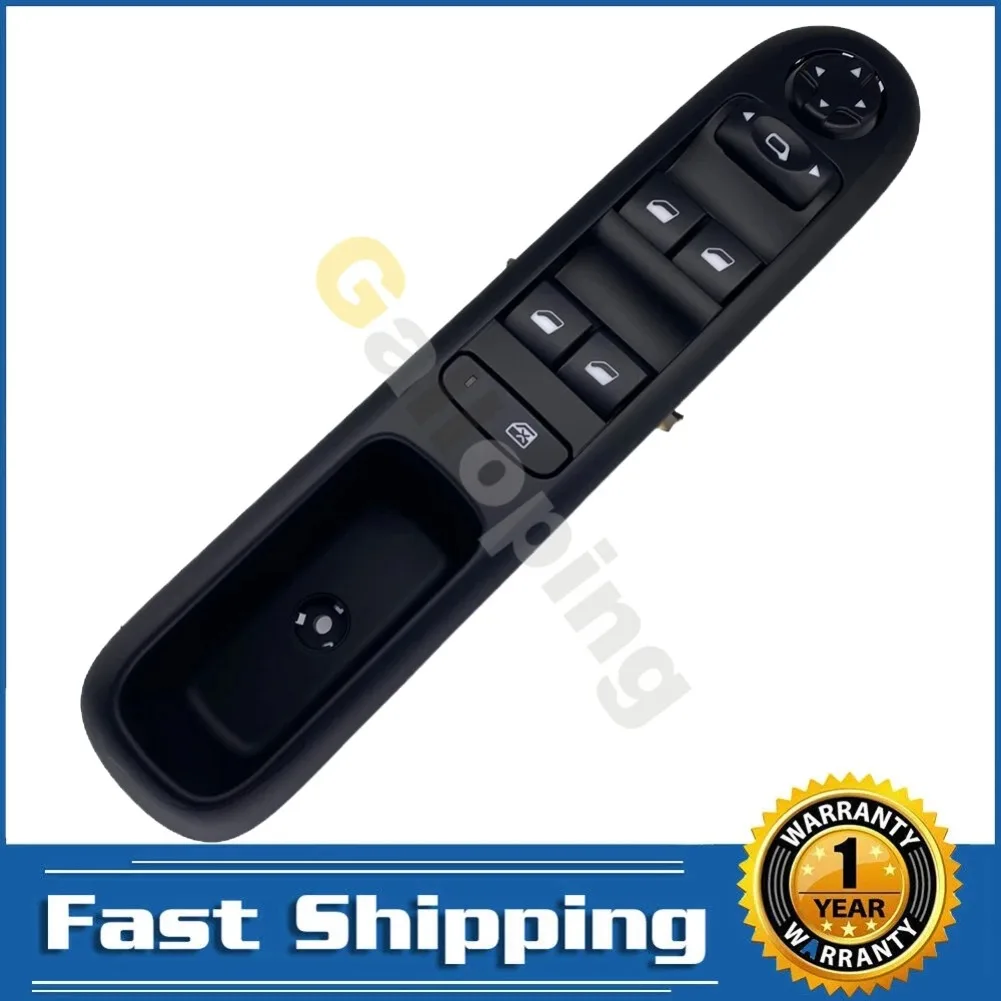 

High quality 6490X6 96650620ZD Master Power Window Switch For Peugeot 3008 5008 Left Front Door Lifter Switch Car Accessories
