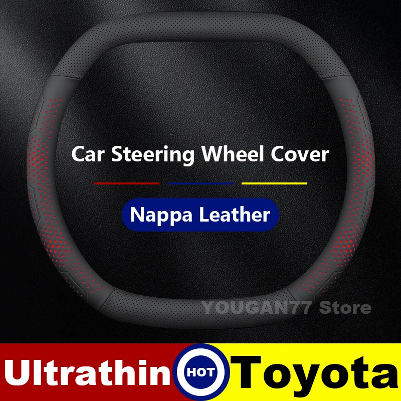 

Leather Car Steering Wheel Cover For Toyota Proace City 2025 Auto Steering Wheel Toyota Proace City Accessories 2025