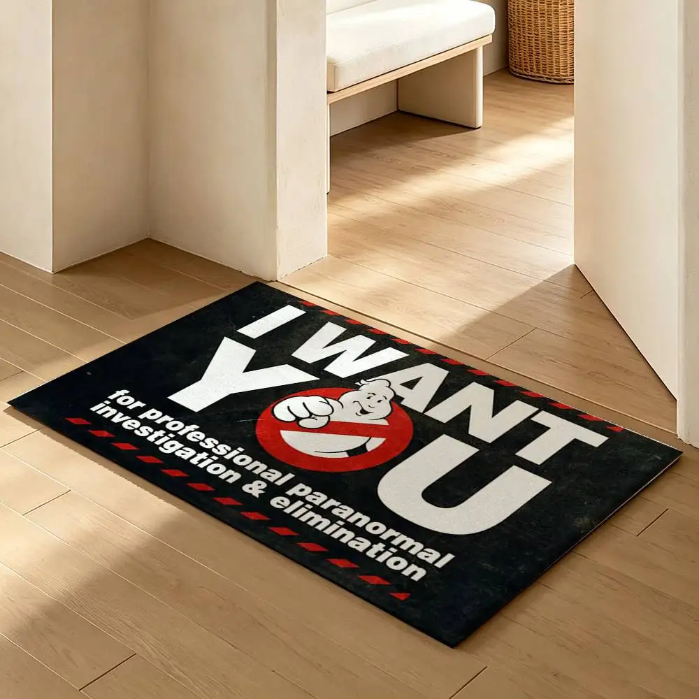 M-Movie G-Ghostbusters-es  Soft Absorbent Decorative Floor Mat for Bathroom Entryway Living Room