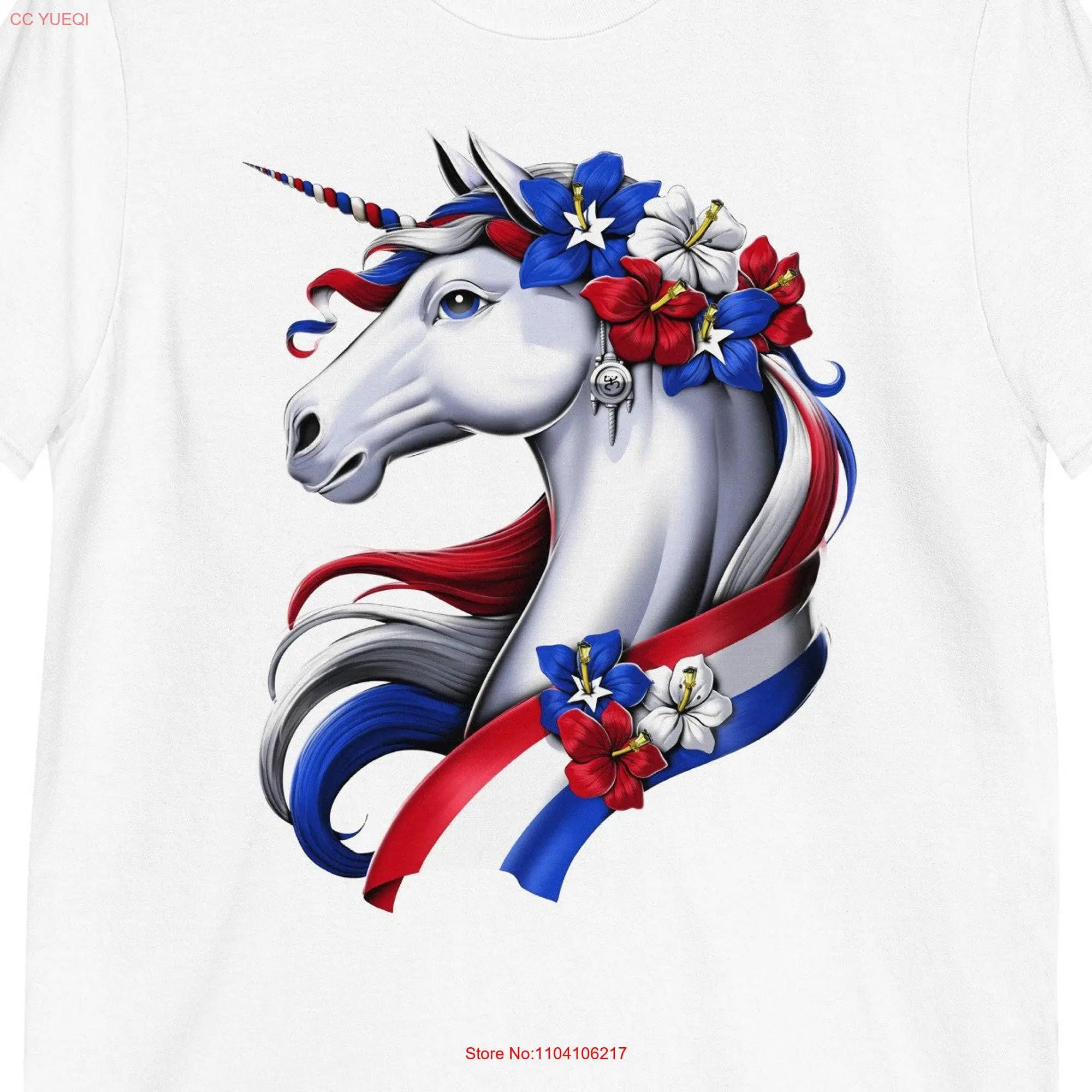 Puerto Rico Unicorn T Shirt Boricua Womens Rican Flag Taino Clothing Clothes Apparel Outfit long or short sleeves