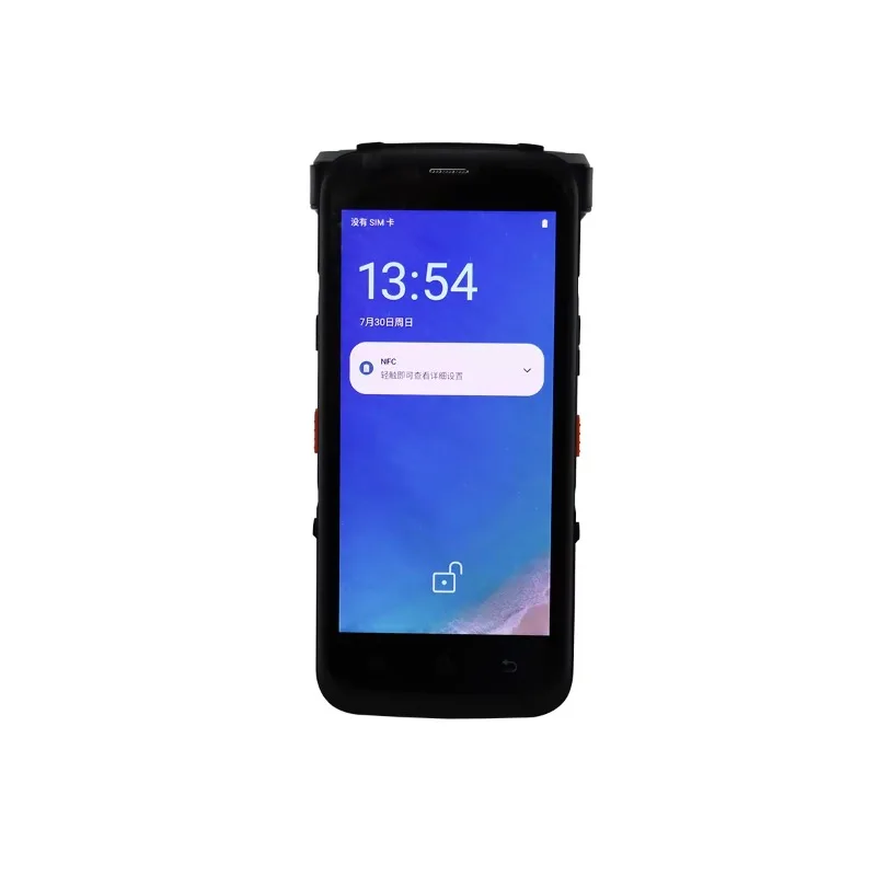 Android-Handlesegerät mit großer Reichweite, Doppelfrequenz, 13,56 MHz, NFC und 860–960 MHz UHF zum Lesen von RFID-Karten