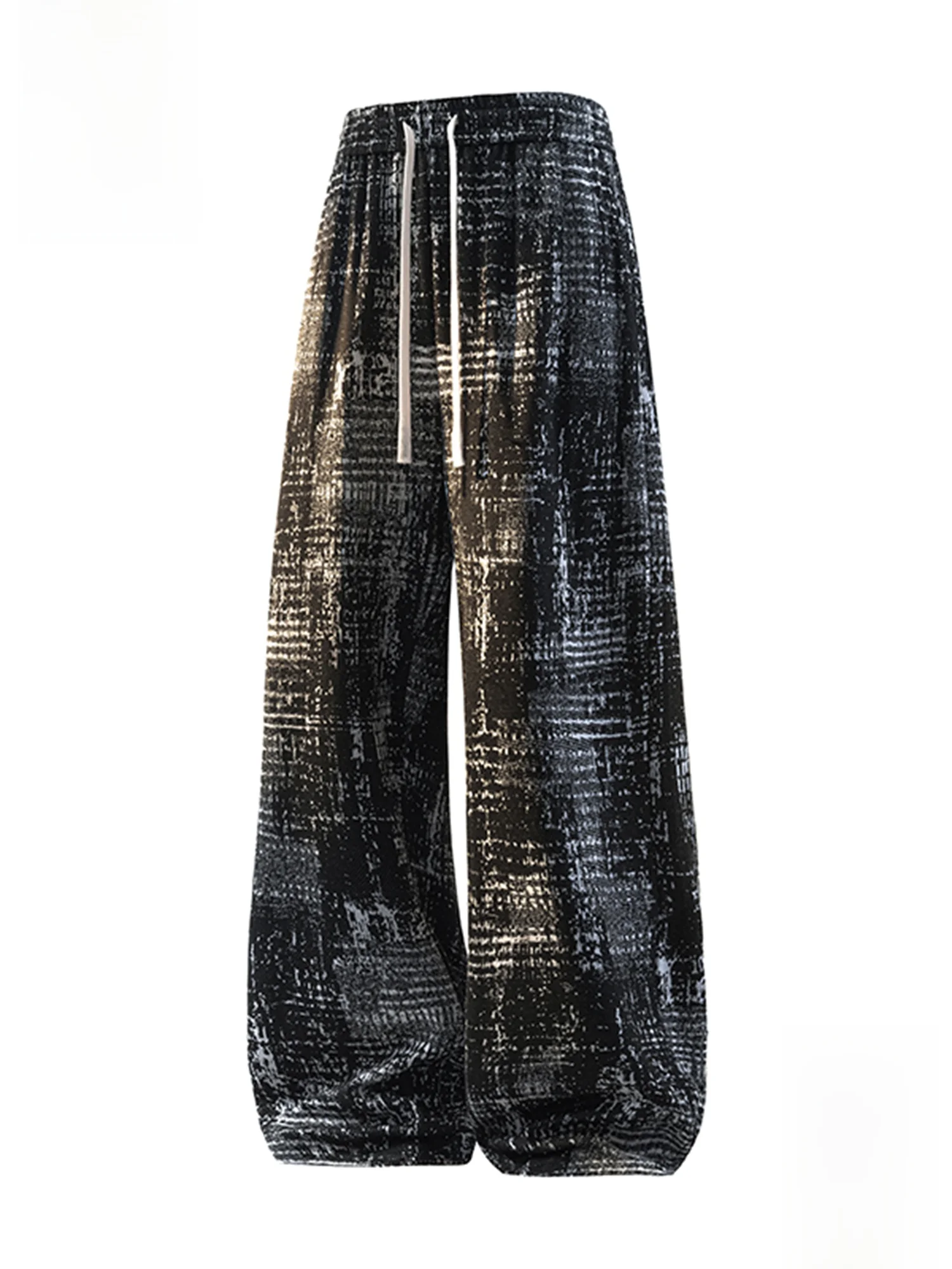 

PaulFrank American Sle Casual Pants Men's Spring New Loose Straight Leg Dyeing Sensation Trousers Faionable Loose Fit