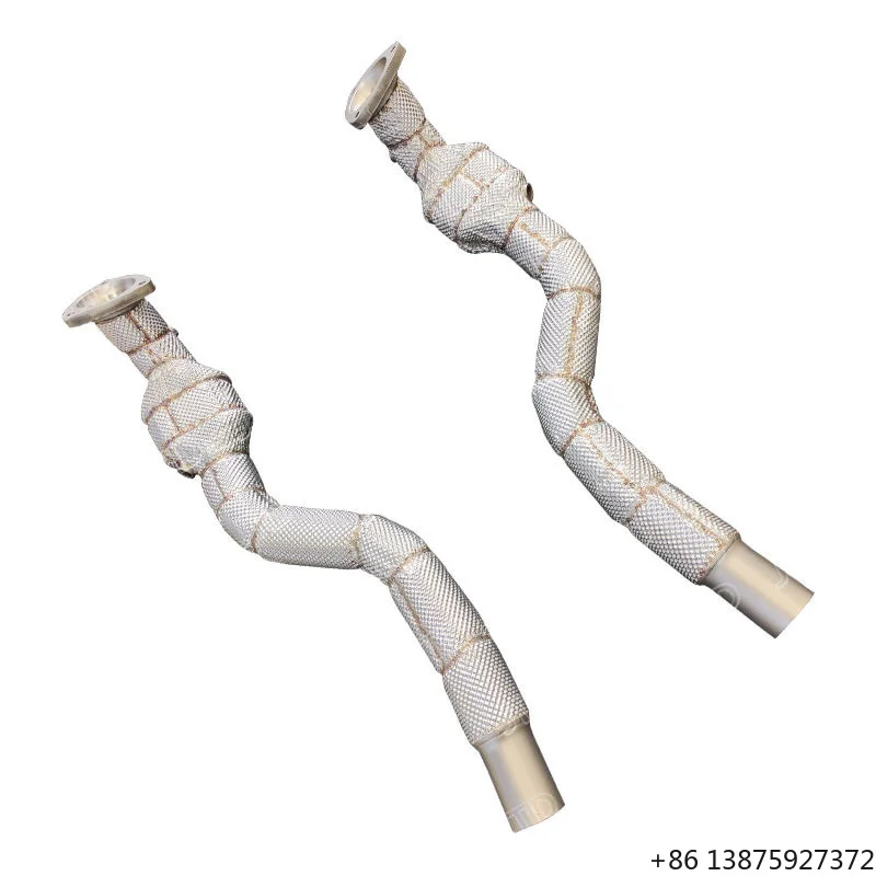 Premium SS304 Exhaust Downpipe Fit GranTurismo 4.2 4.7 2007 2020 Short Term Performance System