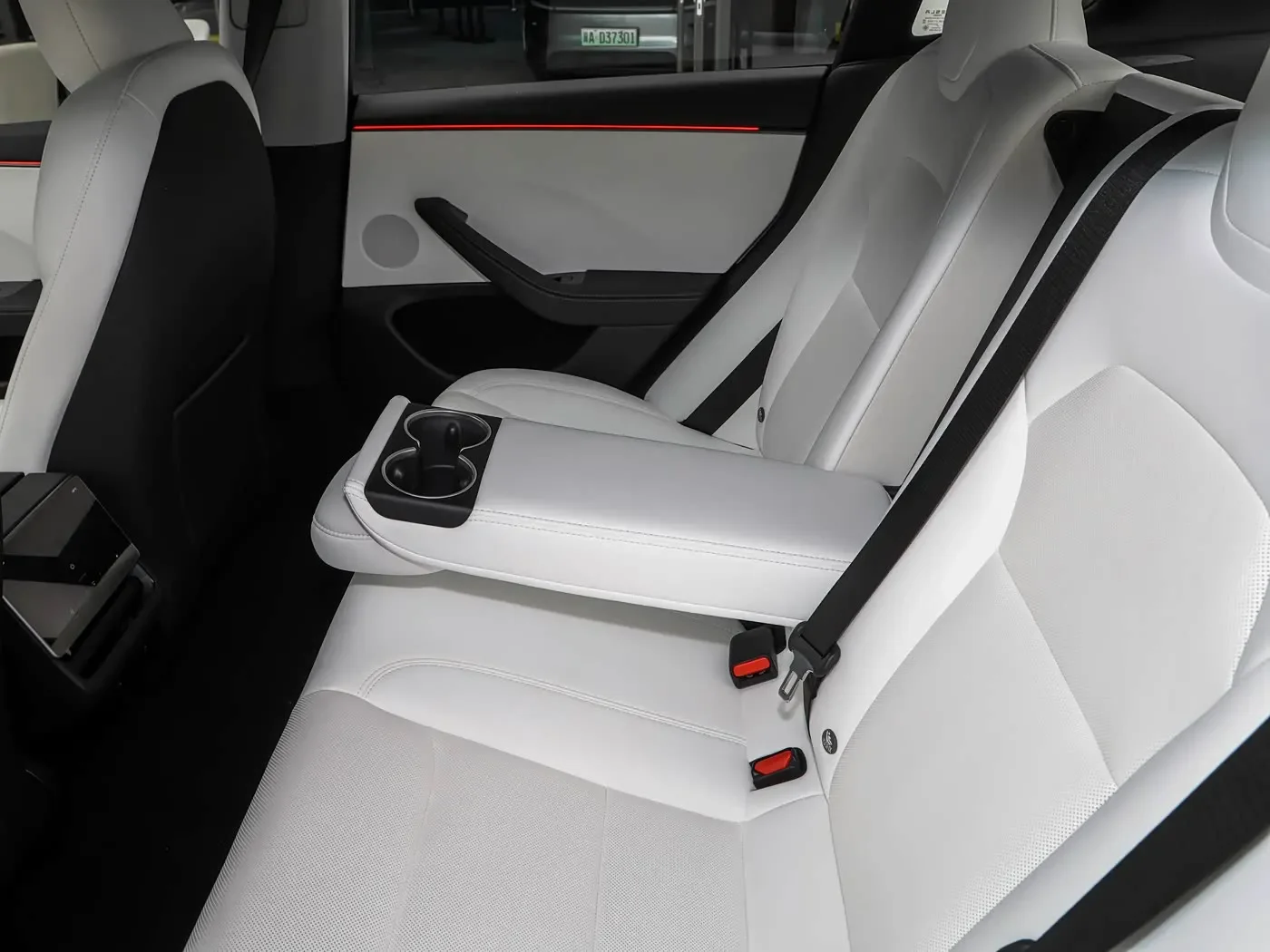 Spezieller Autositzbezug für Tesla Model 3 2023 2024 2025, PU-Leder Sitzkissen-Schutz, Autositzbezüge, Innenraumzubehör – Detail 5