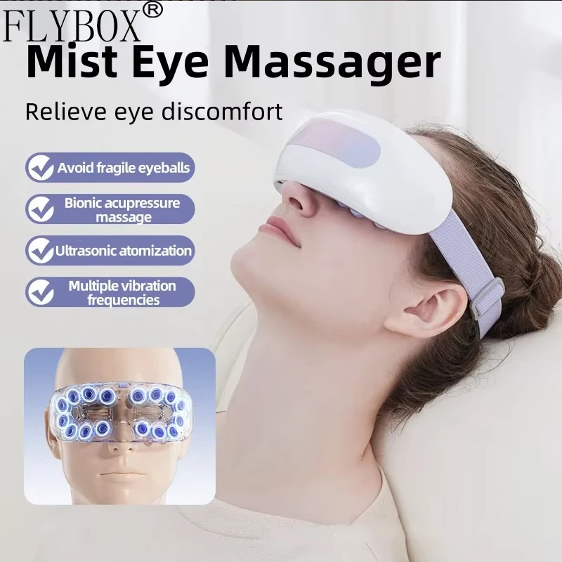 

Mist Eye Massager with Vibrating Atomization Moisturizing Eyes Massage Relief Fatigue Dry Eyes Relaxation Sleep Improvement Gift