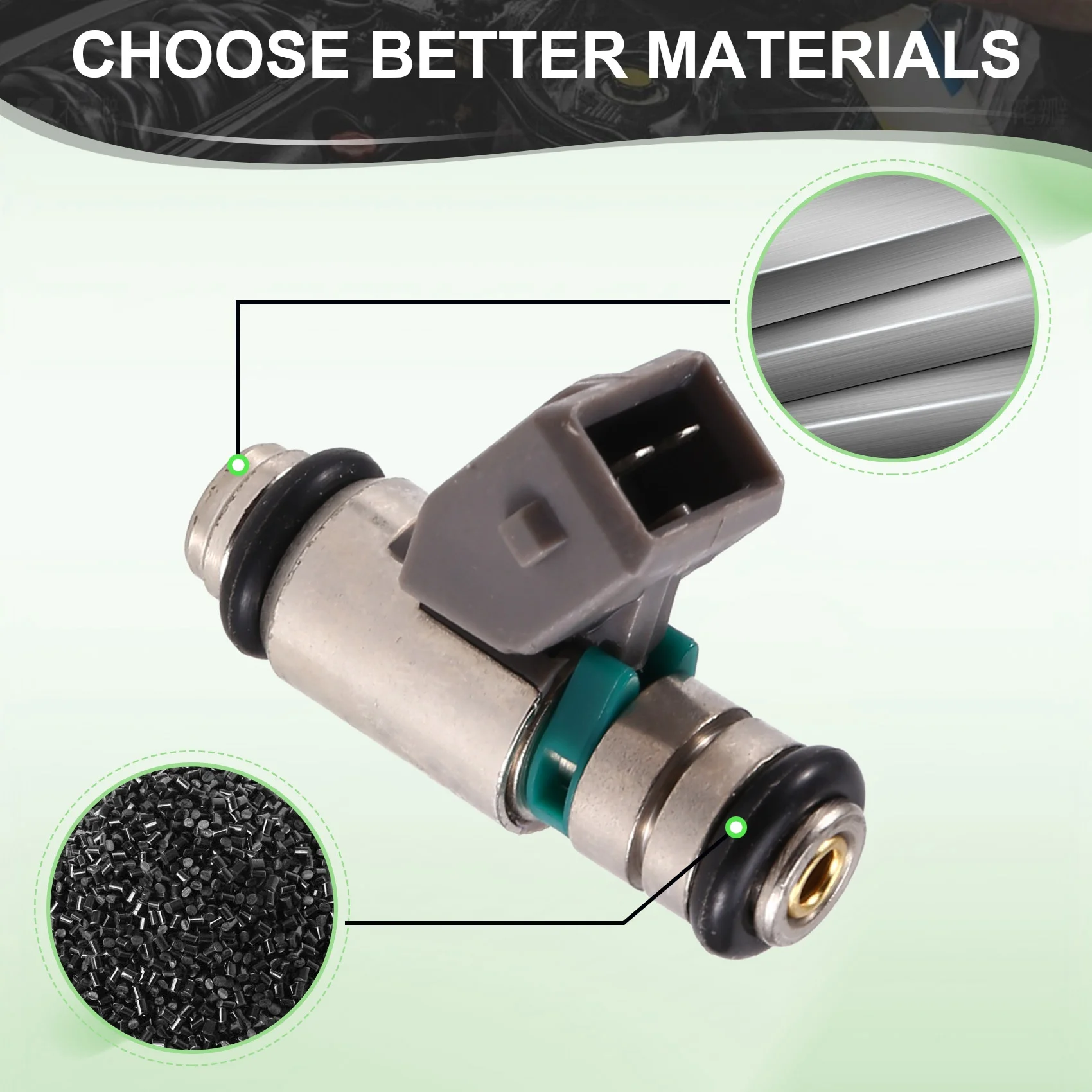 AB96-para Renault Clio Laguna Megane Seat VW Skoda IWP142 8200128959 4 Uds boquillas de inyector de combustible pieza de repuesto