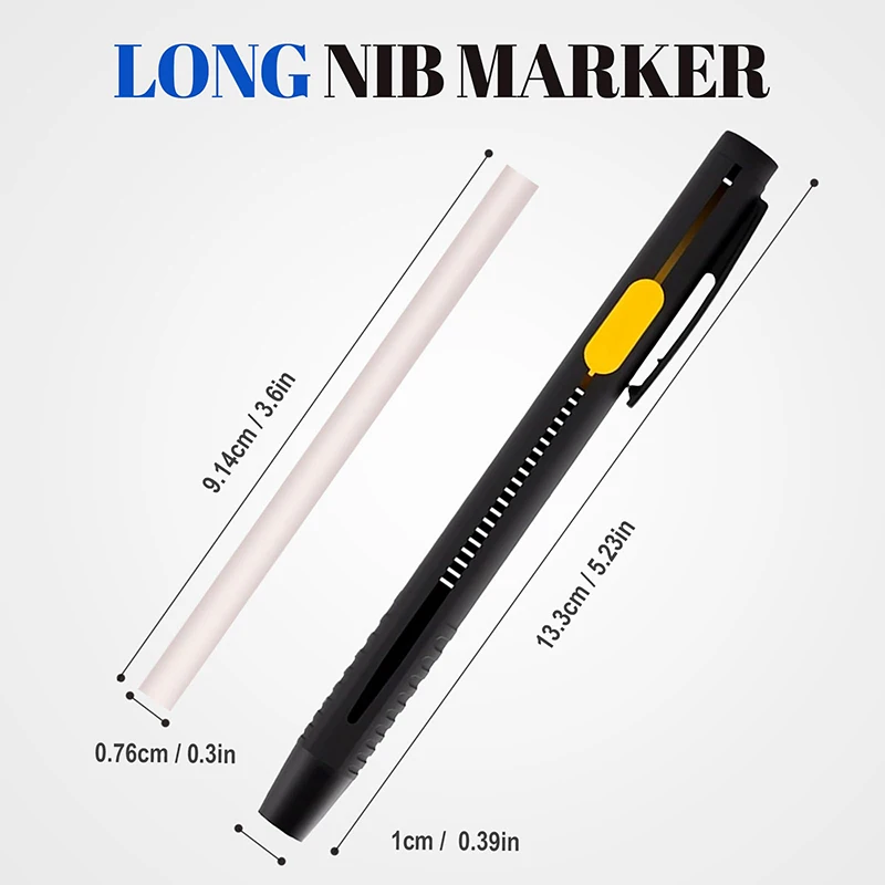 For DIY Craft Sewing Marking Chalk Sewing 2 Pens+20 Premium Refills Chalk Pencil Patchwork Disappearing Fabric Marker Pens