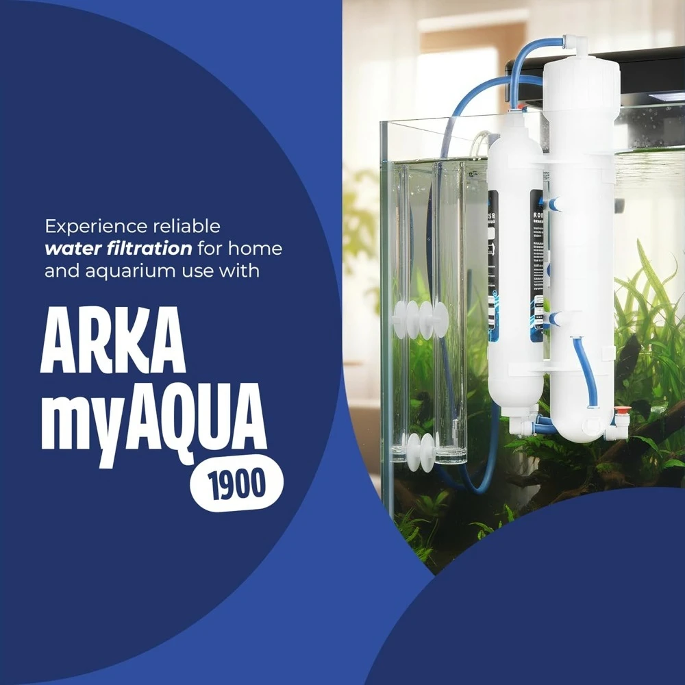 

Система обратного осмоса 190 л/день для аквариумов и бытовой фильтрации всего дома: простая установка, высокая эффективность