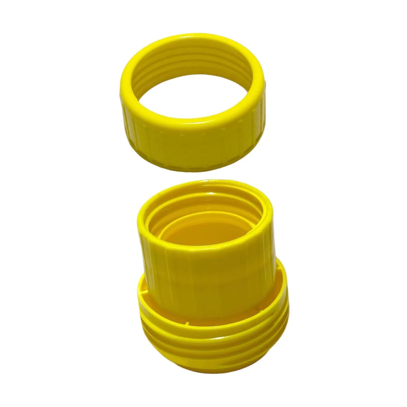 Leakproof Sauce Squeeze Fastening Rings ABS Upper Lower Replacement for Honey Salad Dressing Dispensers