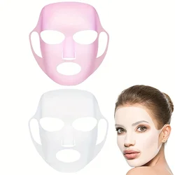 1pc 3D Silicone Mask - Reusable Mask Cover - Facial Moisturizing Prevent Evaporation and Enhance Skin Care Tool