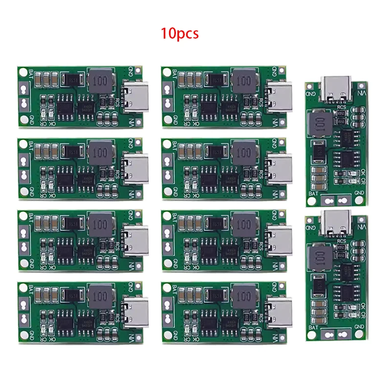 

5/10pcs Multi-Cell 2S 3S 4S Type-C To 8.4V 12.6V 16.8V Step-Up LiPo Polymer Li-Ion Charger 7.4V11.1V14.8V 18650 Lithium Battery