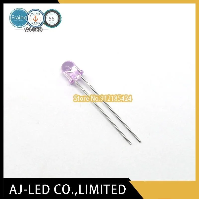 

20pcs/lot QED423 high output power pink purple emission wavelength 880nm infrared light emitting diode 5mm angle 30 new