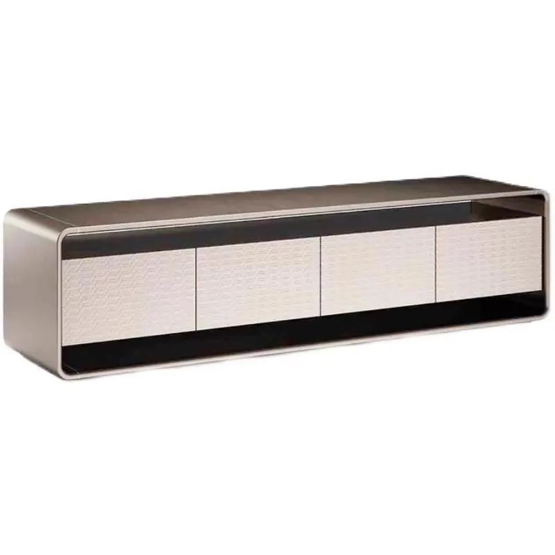 

Italian light luxury high-end TV cabinet modern simple villa mansion Italian minimalist Internet celebrity relief