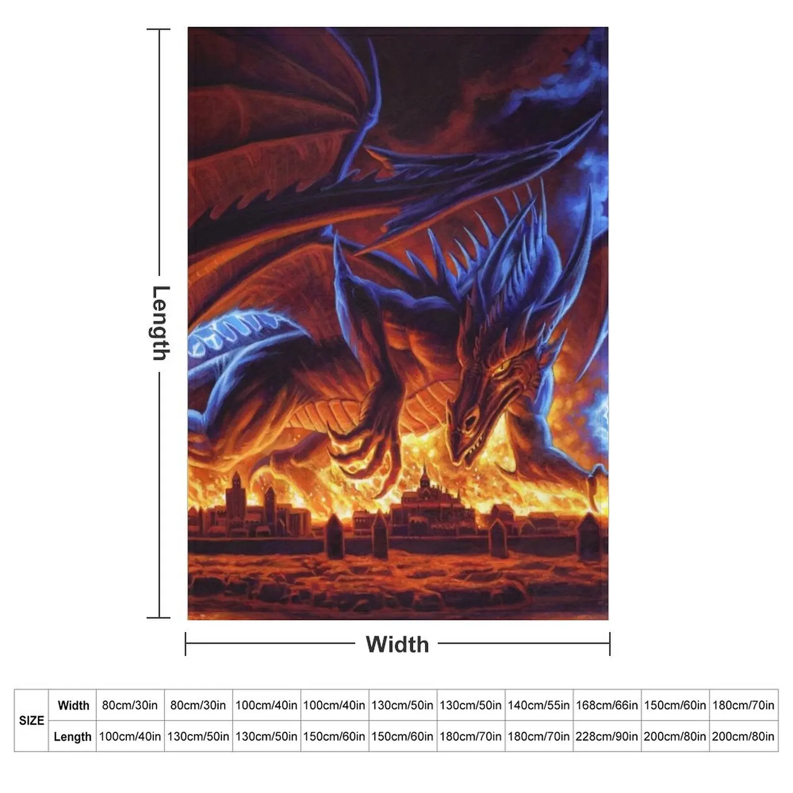 Hell's Fire Throw Blanket Decorative Sofas for winter Fashion Sofas Summer Beddings Loose Soft Blankets
