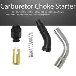 Carburetor Choke Starter Set For Cbf125 Cbf150 Cbf160 Glc 160 Cb 150 Invicta Negro Storm 125 Mega-Pro 150 Tmx 150 Supremo