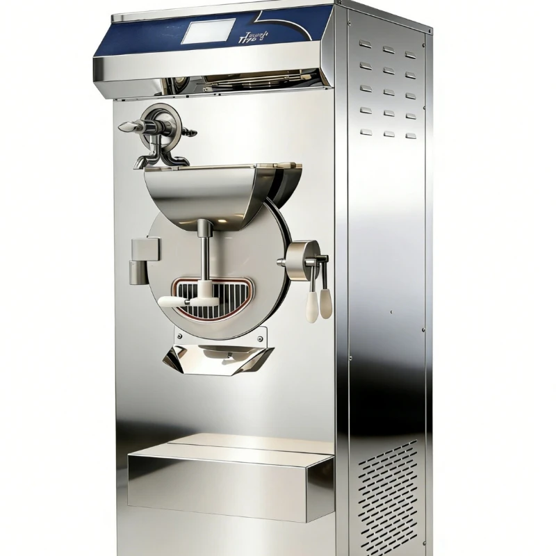 2 in 1 Italian Gelato Machine with Pasteurization 60L Pasteurized Ice Cream Machine High Yield Hard Ice Cream Machine