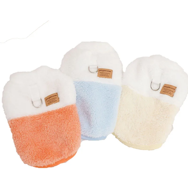 

Fleece Warm Pet Dog Clothes Winter Sleeveless Vest Sweatshirt Dog Hoodie Clothing For Small Dog Yorkshire Terrier French Bulldog