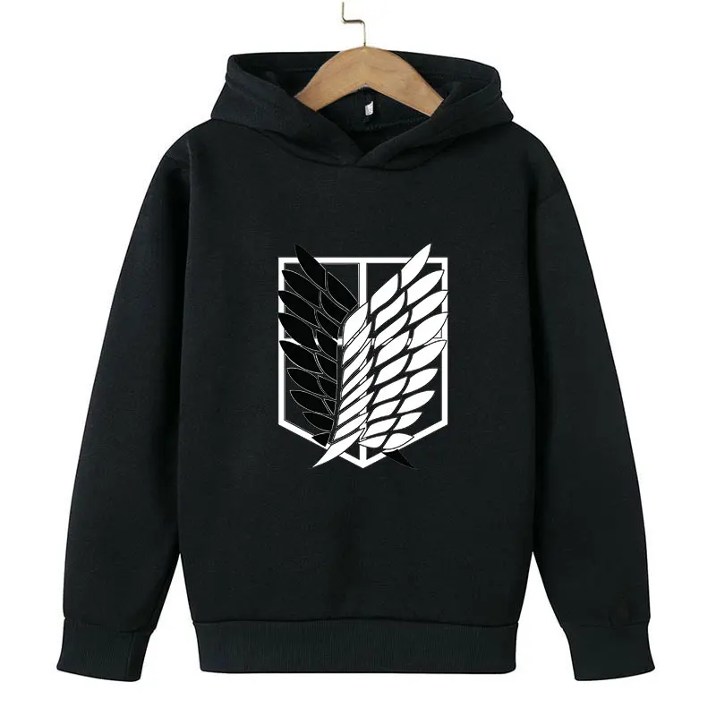 Autumn and winter attack giant sports Hoodies sweater attack Titan sweater Children's clothes street jacket Anime Sweatshirt