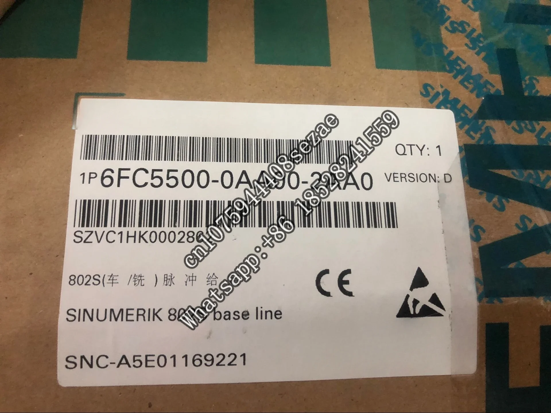 

802S CNC system 6FC5500-0AA00-2AA0 original spot.