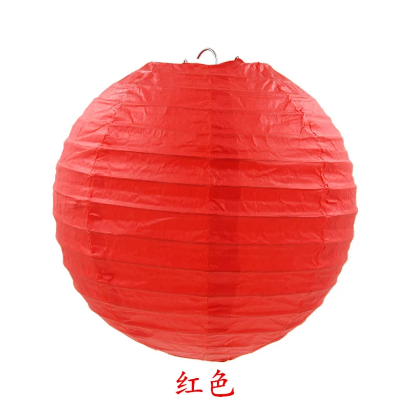 5 stücke Chinesische Papier Ball Lampion Hängen Weiß Hochzeit Dekoration Papier Laternen Lampenschirm Party Decor Liefert Baby Dusche Favor – Detail 7