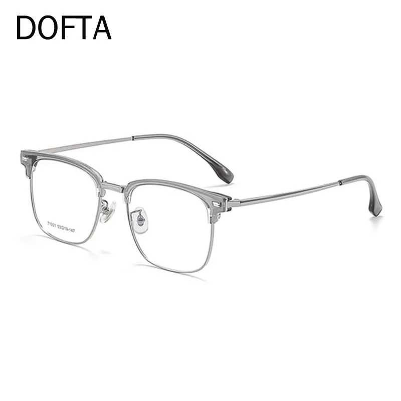 

DOFTA Optical Glasses Frame Men Retro Square Prescription Eyeglasses Women Myopia Alloy Spectacle Eyewear 50011