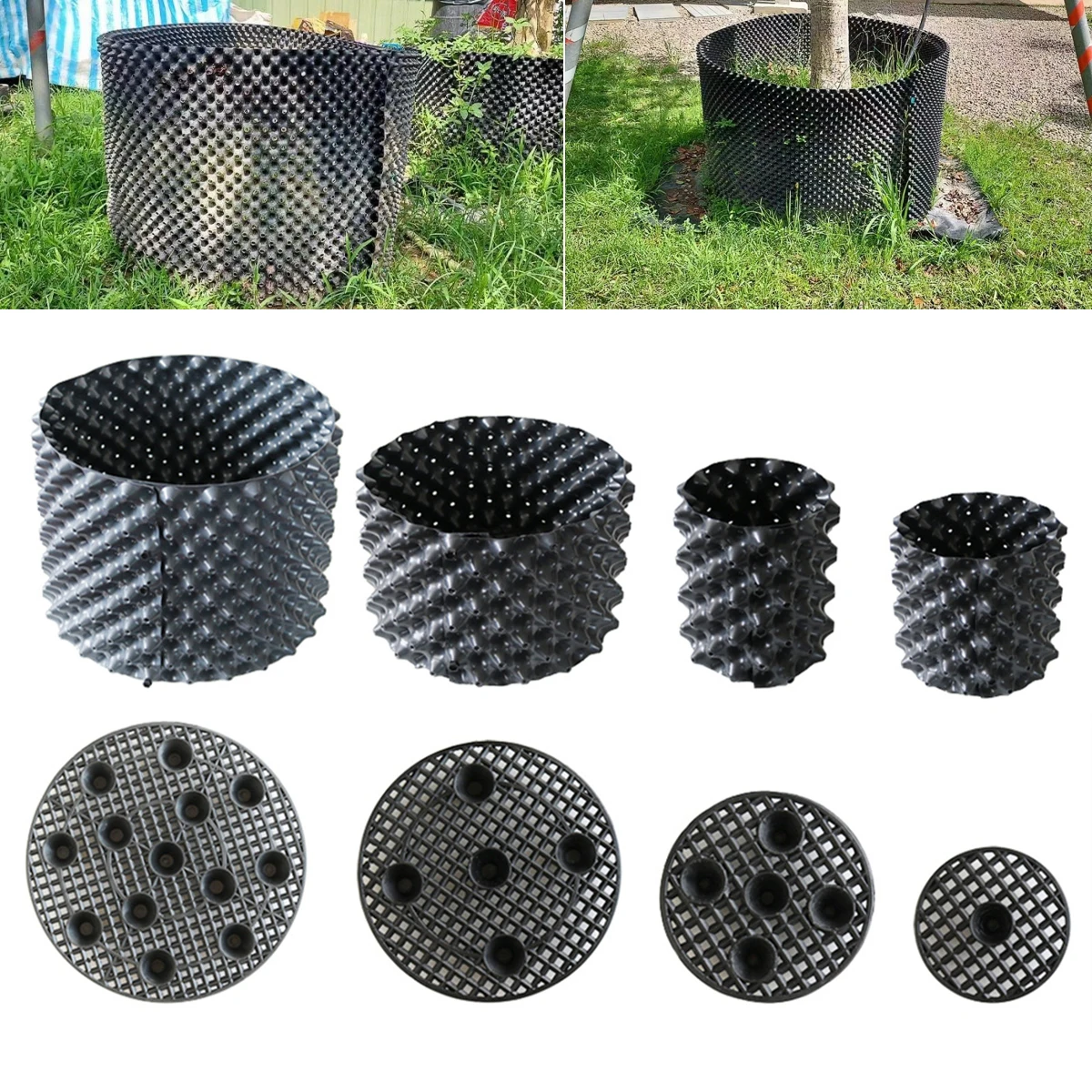 1Pc Root Control Device Garden Orchard Tree Seedling Cultivation Thickened PET Drainage Board Plant Root Control Propagation Pot