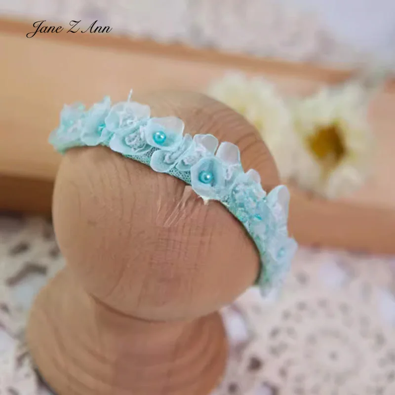 Newborn photography headband baby photo head flower 0-2 year infant solid color headwear props