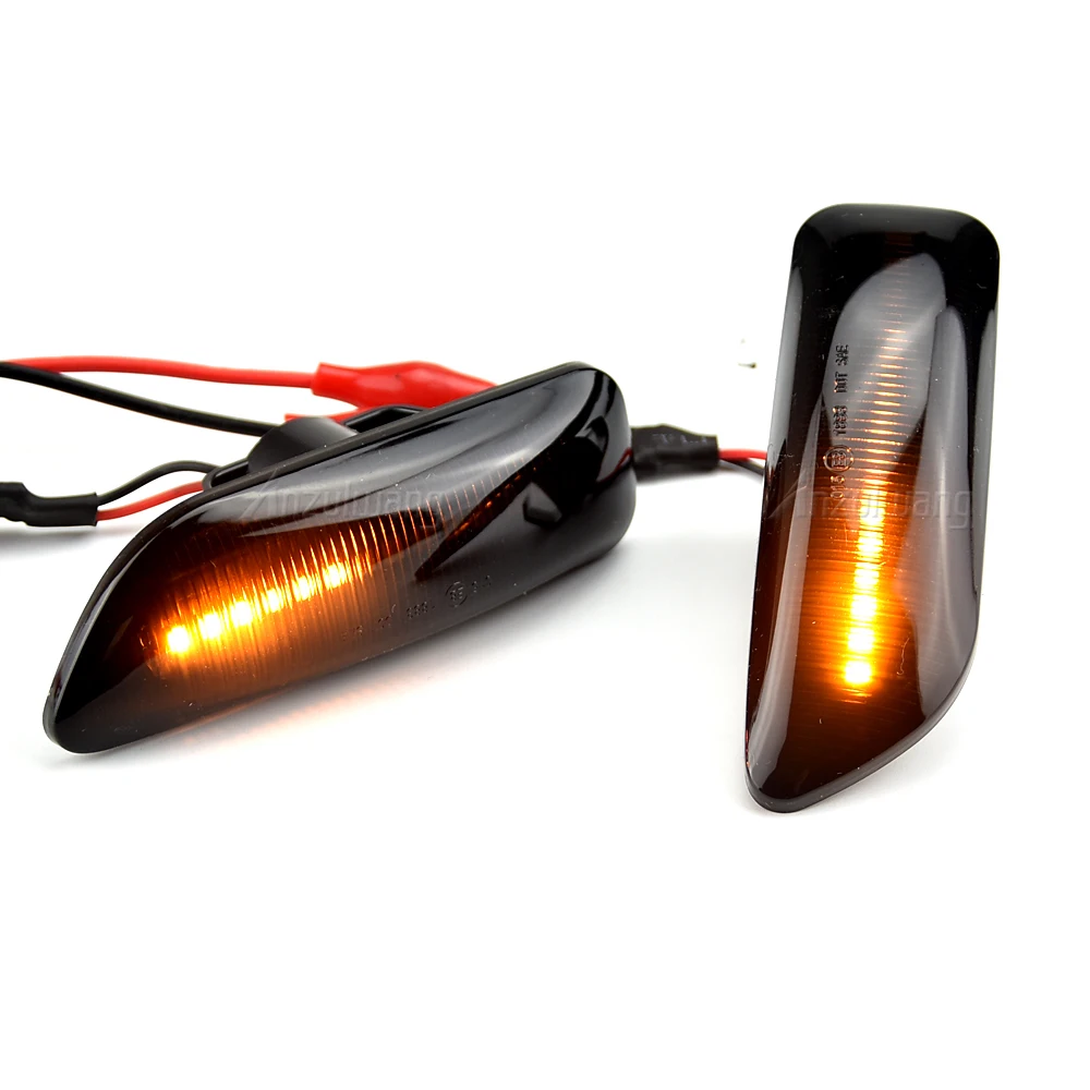 Dynamic Turn Signal Light LED Amber Side Marker Blinker For Volvo S60 V70 XC90 S80 XC70 2000-2006 30722641 30722642